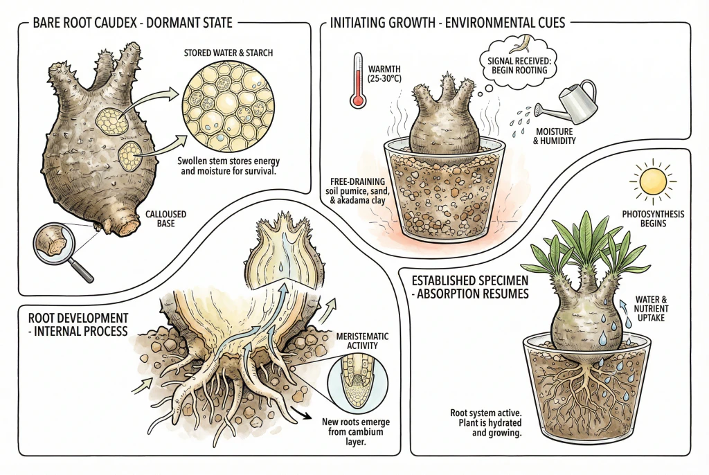 How to Root Imported Pachypodium gracilius