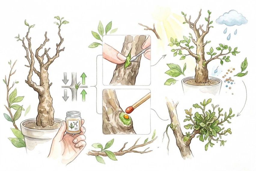 Cytokinin Paste for Commiphora: Force Branching Safely