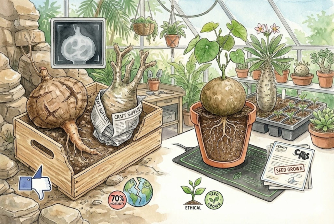 Caudex Plant Smuggling: Spot & Avoid Poached Plants