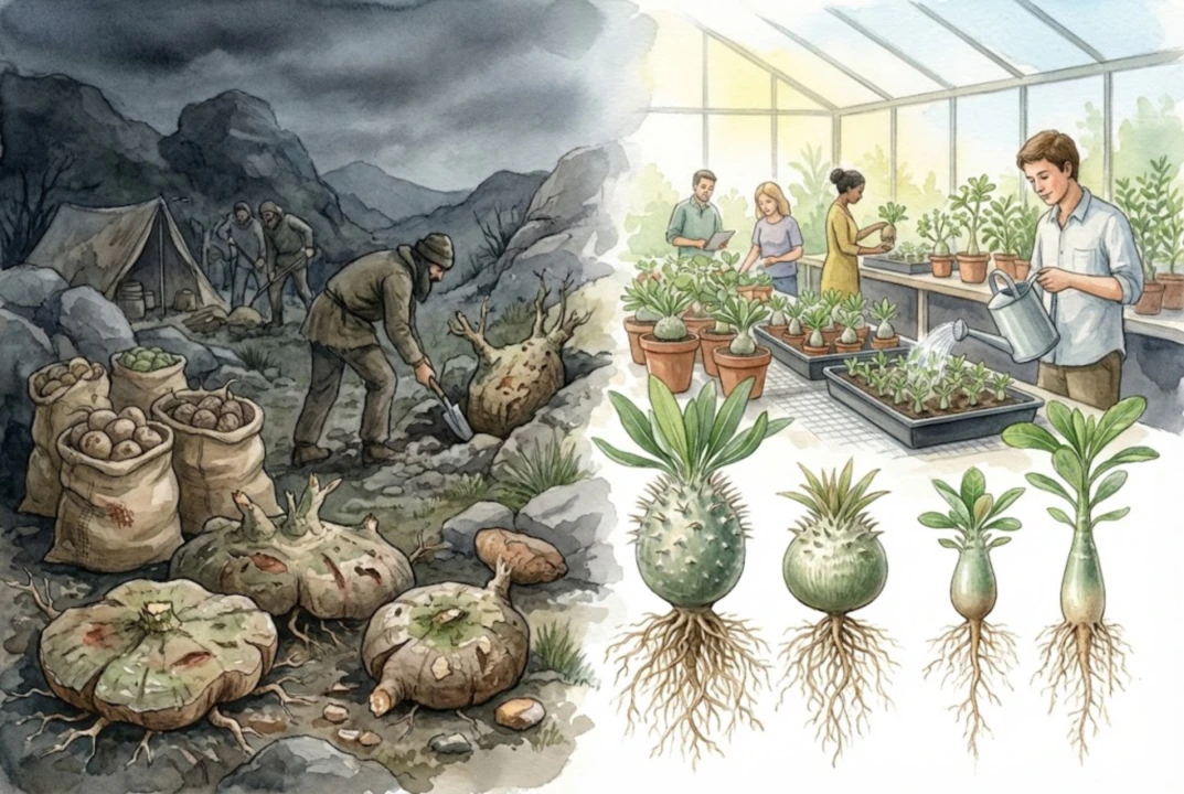 Wild-Collected vs. Nursery-Grown Caudex Plants