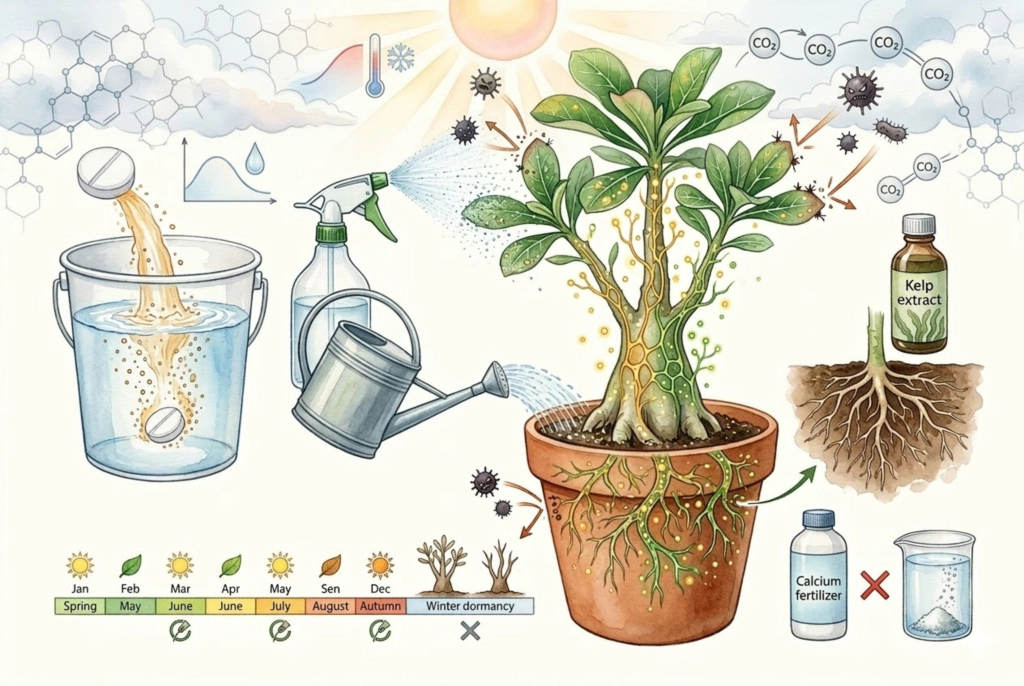 Aspirin for Caudex Rot: The Salicylic Acid Method