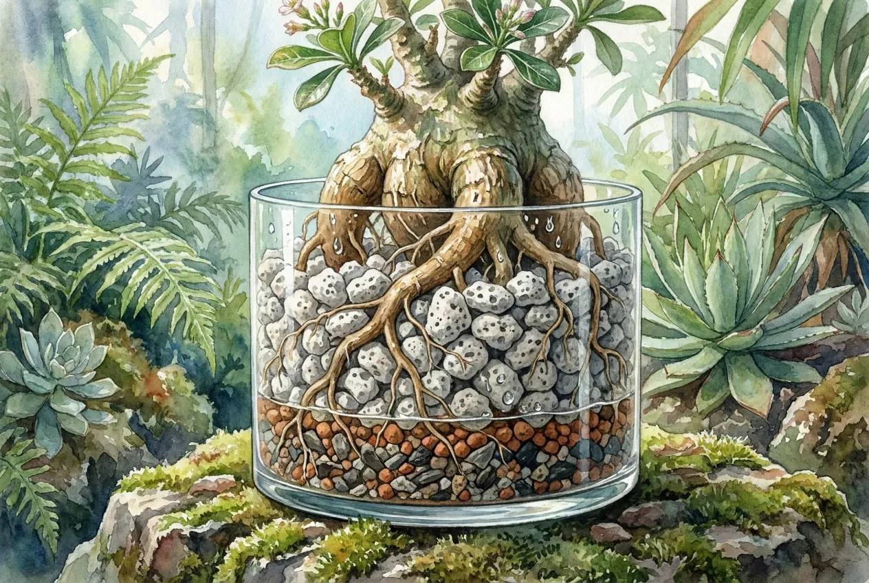Caudex Substrate Comparison: Pumice, Akadama, Gritty Mix