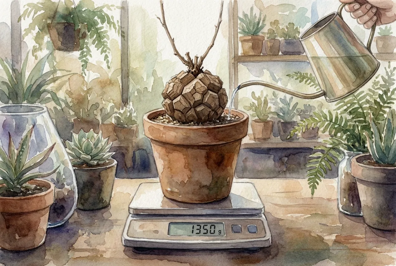 Caudex Watering Tools: Stop Dormant Rot by the Gram