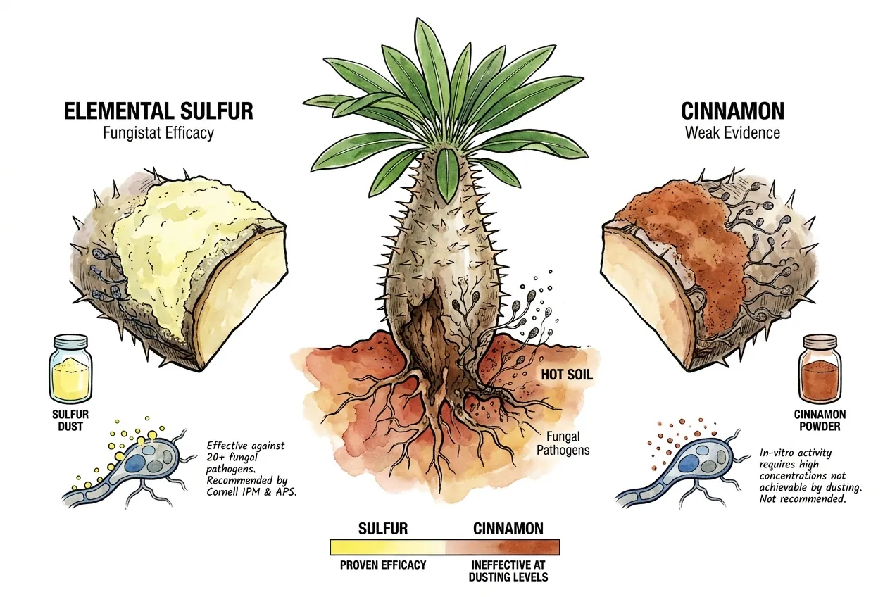 Botanical illustration for: Why sulfur and not cinnamon?