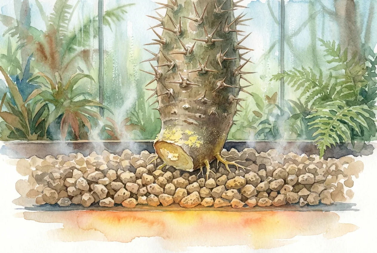Bare-Root Pachypodium Rooting: Arrival Triage & Setup