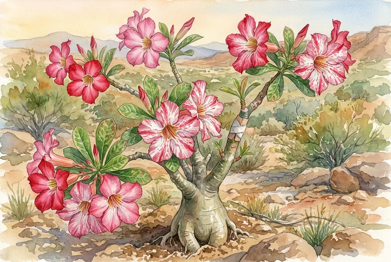 Adenium Flower Streaks: What Virus Evidence Can Tell You